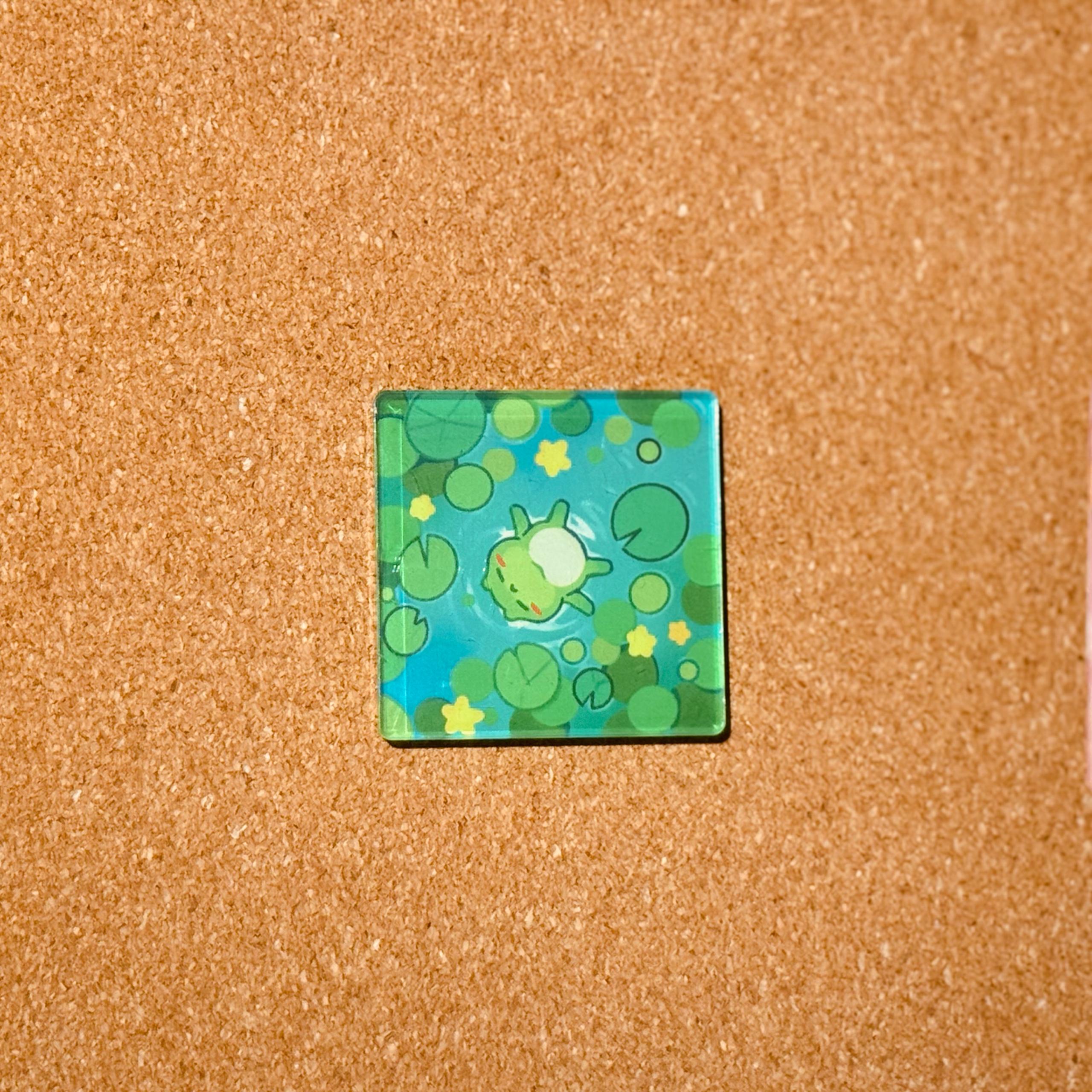 Acrylic Magnet - Lilypad
