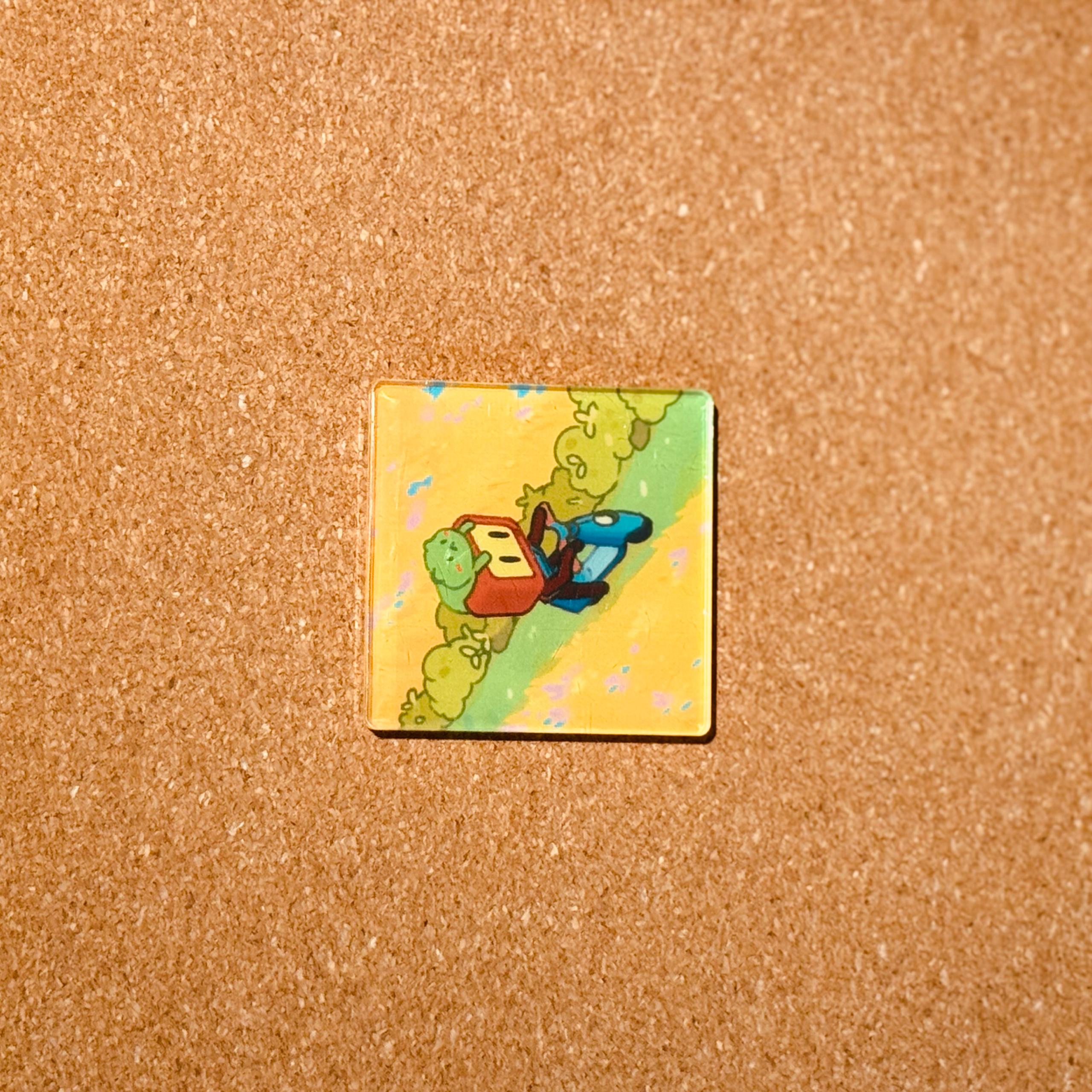 Acrylic Magnet - Wheatfield