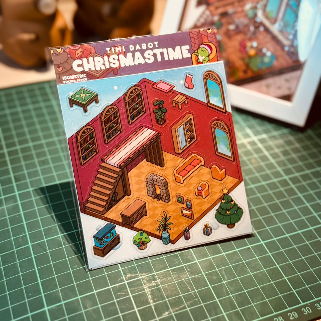 DIY Sticker - Christmastime (Background)