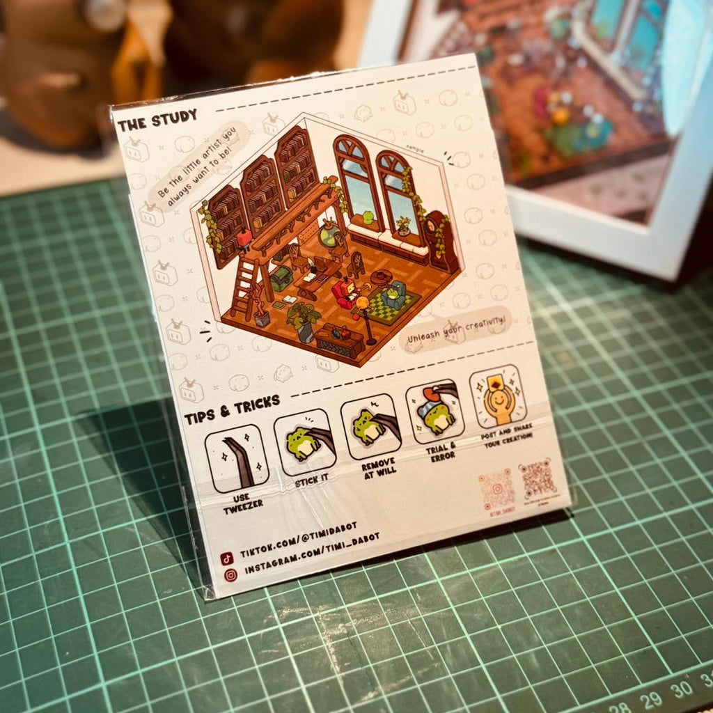 DIY Sticker - The Study (Background)