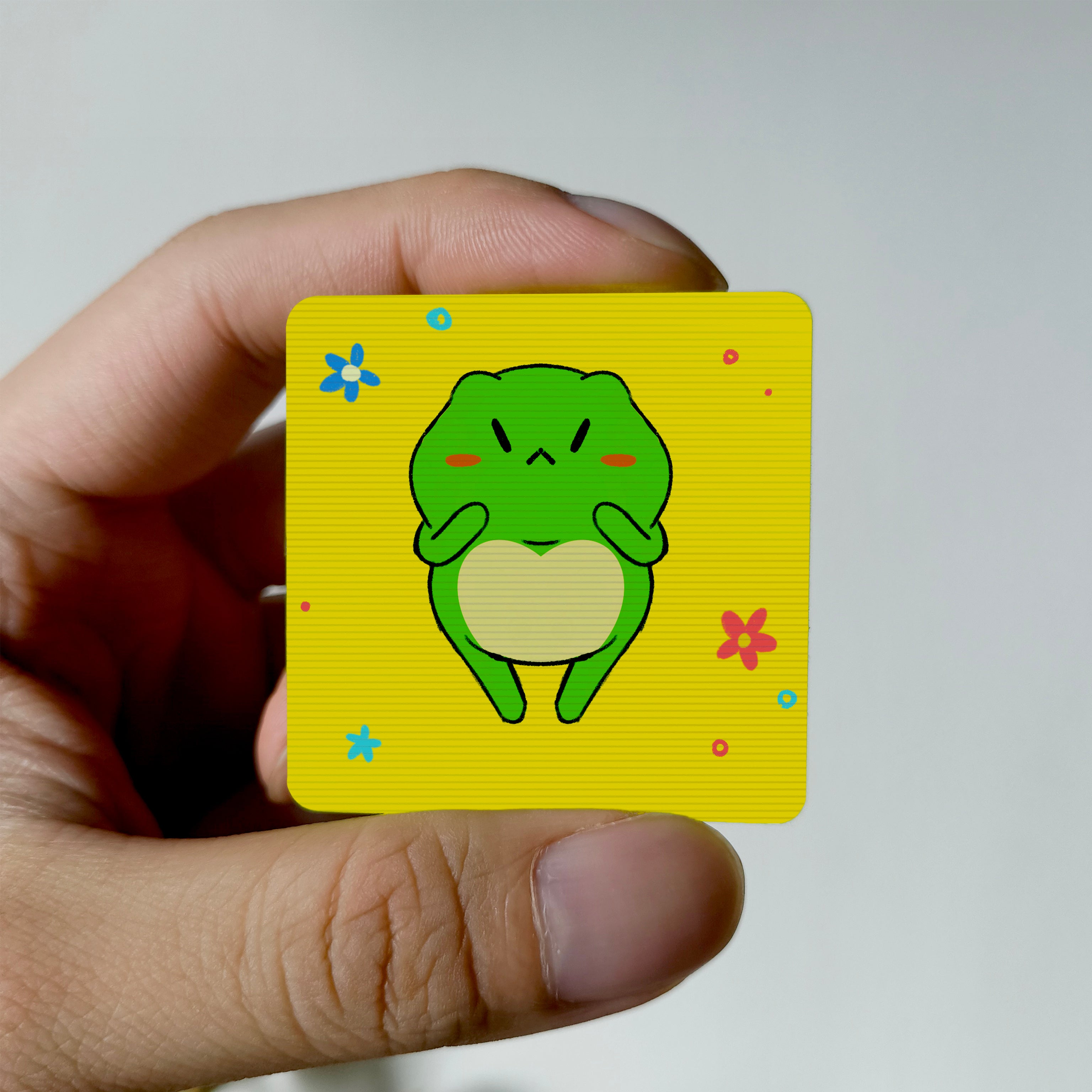 Lenticular Sticker - Happy