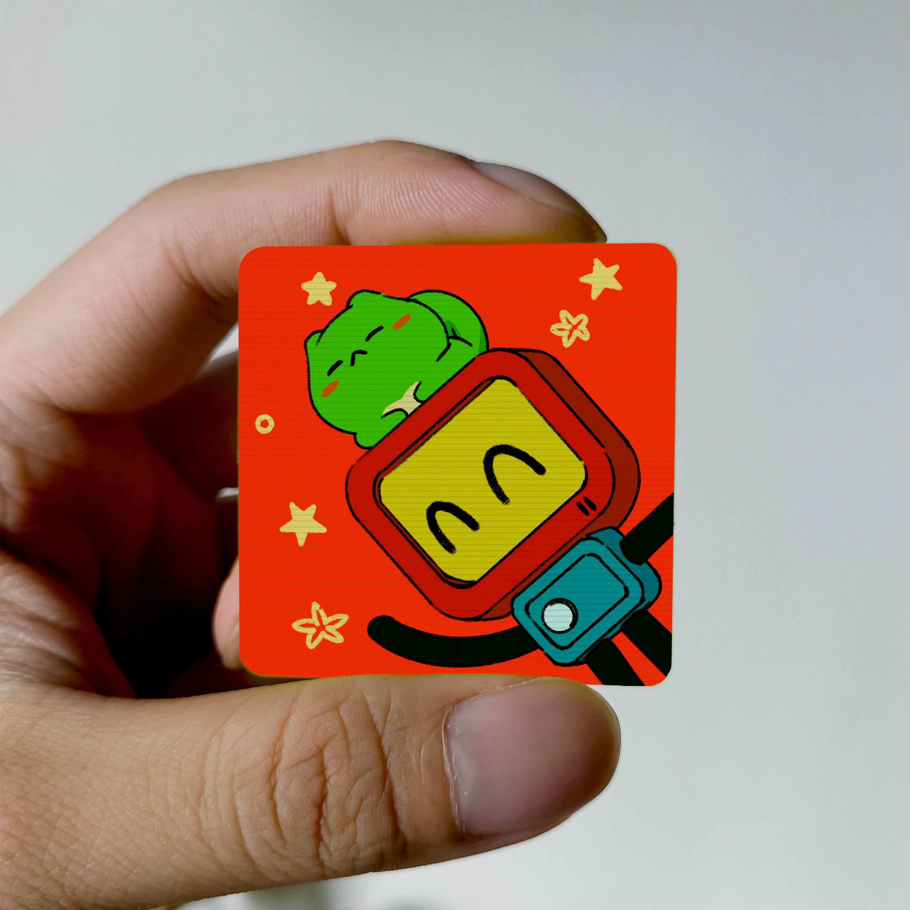 Lenticular Sticker - Hello!