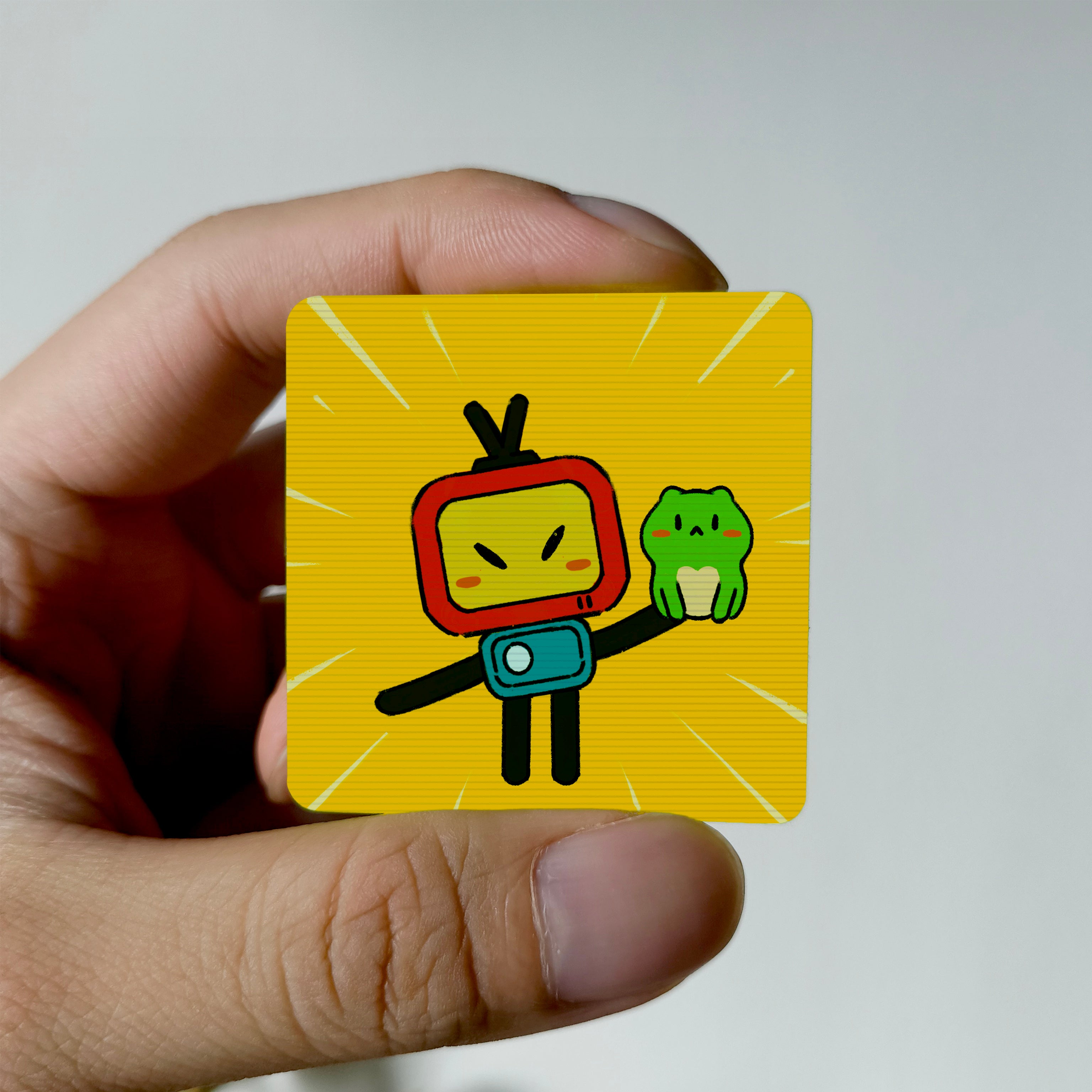 Lenticular Sticker - Hop!