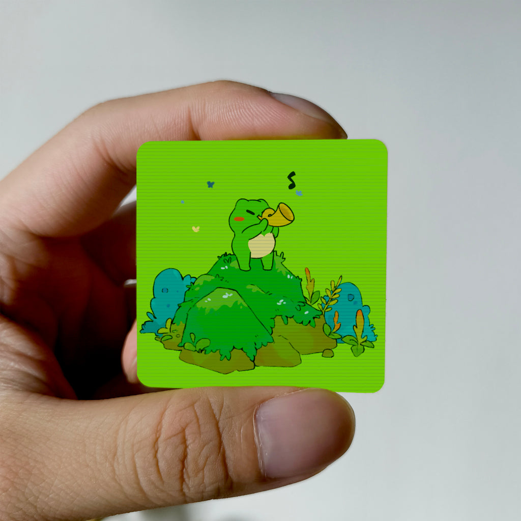 Lenticular Sticker - Trumpet