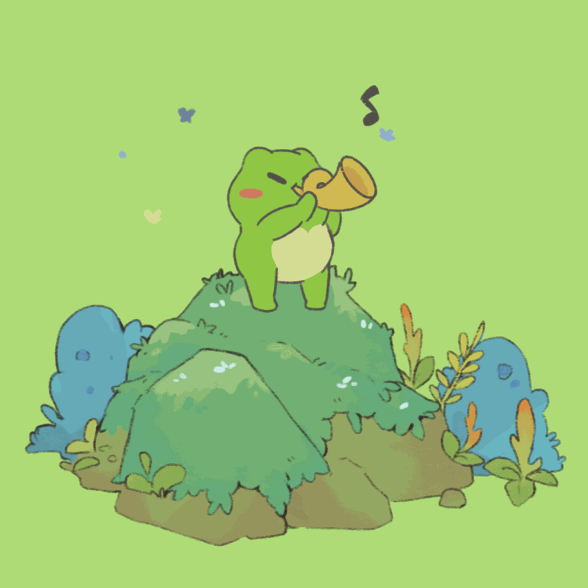 Lenticular Sticker - Trumpet