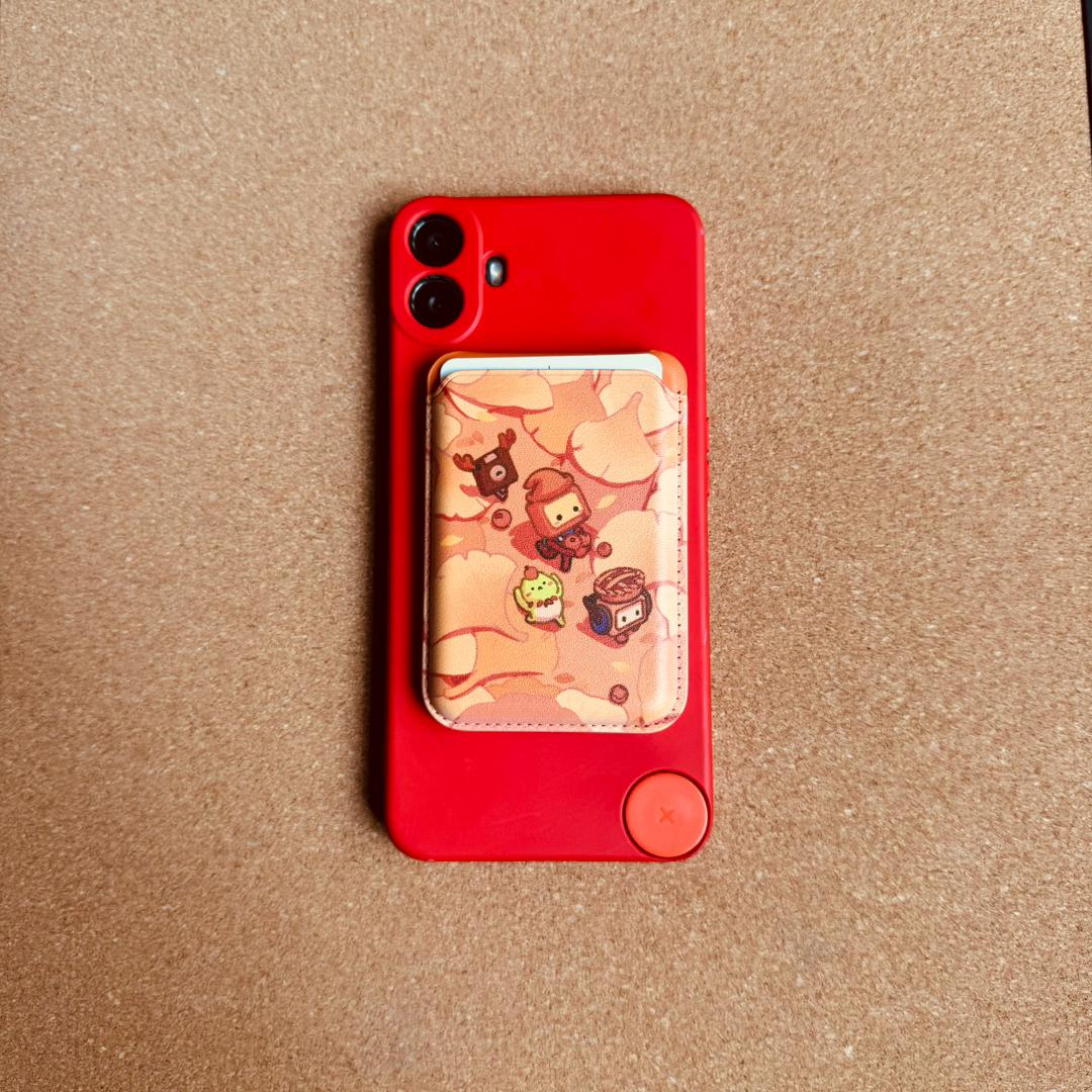 Magsafe Card Holder & Stand - Cozy Autumn